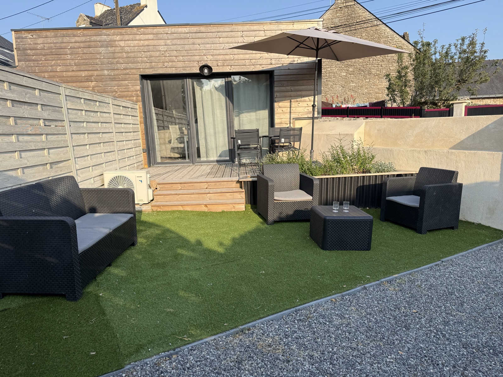 Terrasse en bois et cour privative, La Turballe