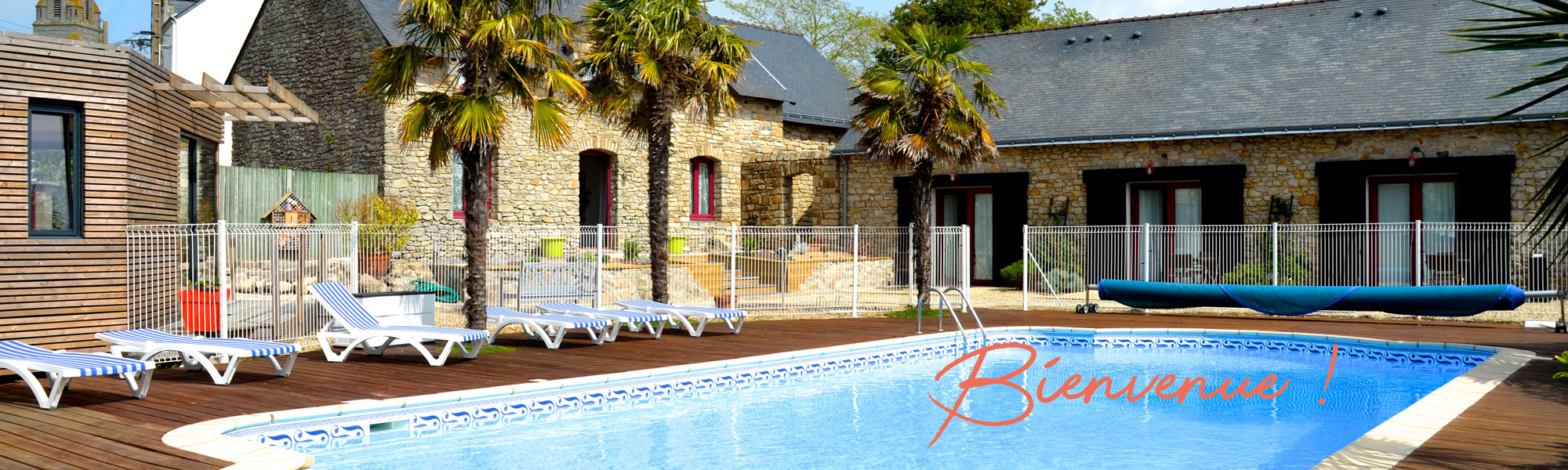 Piscine Les Buissonnets - Gites et Chambres, La Turballe, Bretagne